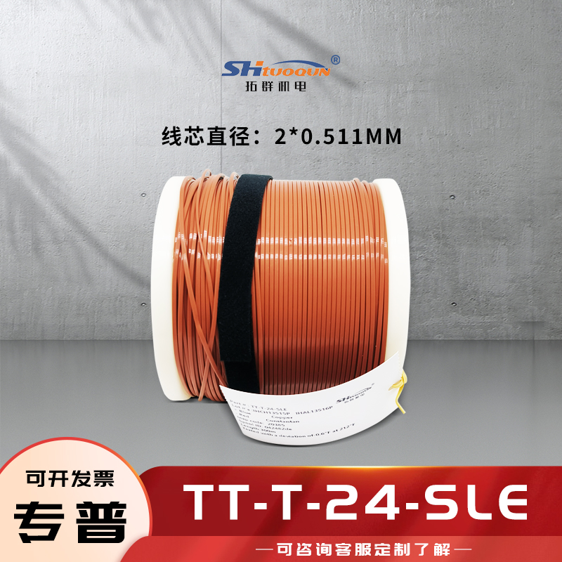 T型熱電偶焊點式測溫線四氟熱電偶感溫補償導(dǎo)線延長線TT-T-24-SLE